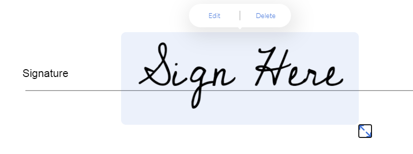 How to resize inputs while signing a document – SignRequest